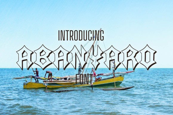 Abanyaro: A Bold Blackletter Font for Modern Design