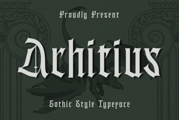 Achitius: A Bold Blackletter Font for Stylish Branding