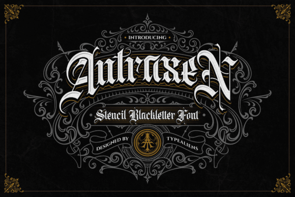 Antraxen: A Vintage Blackletter Font for Bold Branding