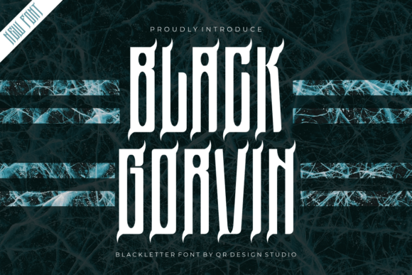 Black Gorvin: A Bold Blackletter Font for Branding