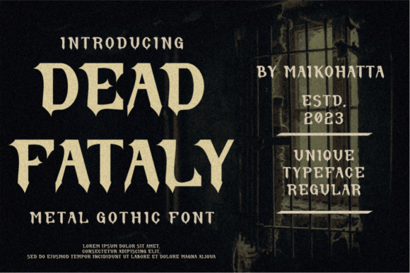 Dead Fataly: A Modern Blackletter Font Review