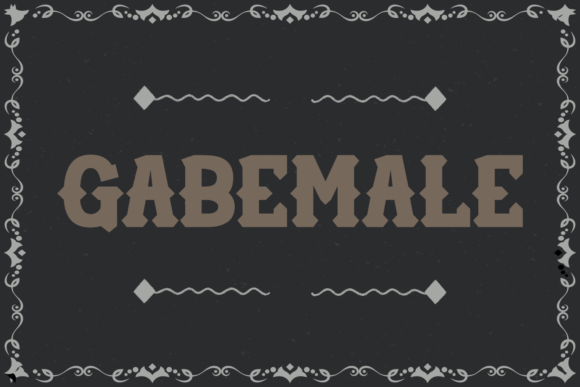 Gabemale: A Bold Blackletter Font for Striking Web Design