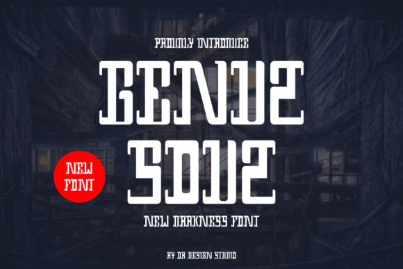 Genuz Souz: A Bold Blackletter Font for Striking Brand Identities