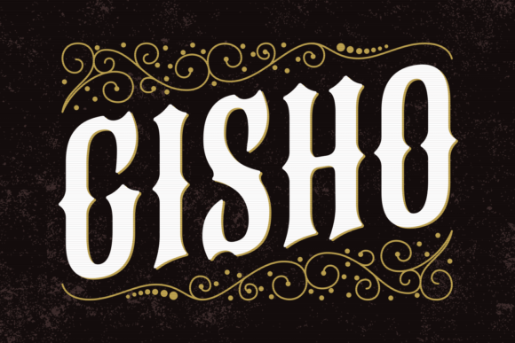 Gisho: A Vintage Blackletter Font for Campaigns