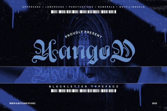 Hangod: A Blackletter Font for Spooky Elegance in Editorial Design
