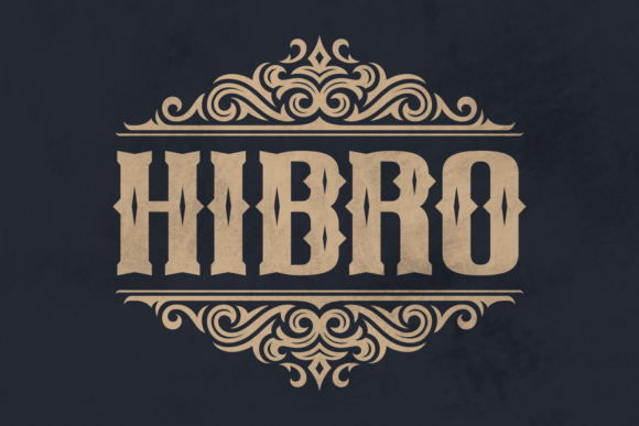 Hibro: A Bold Blackletter Font for Editorial Elegance