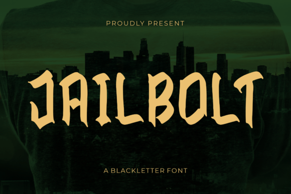 Jailbolt: A Thick and Edgy Blackletter Font for Bold Branding