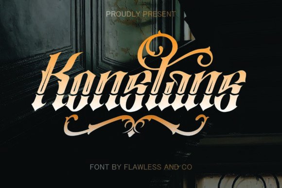 Konstans: The Ultimate Blackletter Font for Bold Branding