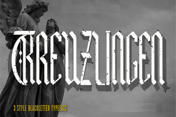 Kreuzlingen: A Bold Blackletter Font for Makers