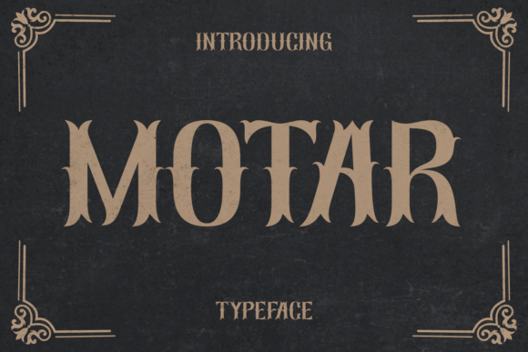 Motar: A Vintage-Style Blackletter Font for Bold Web Typography