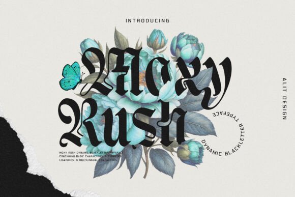 Moxy Rush: A Modern Blackletter Font for Editors