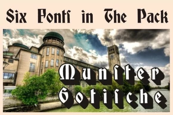 Munster Gotische: A Historic Blackletter Font for Crafters