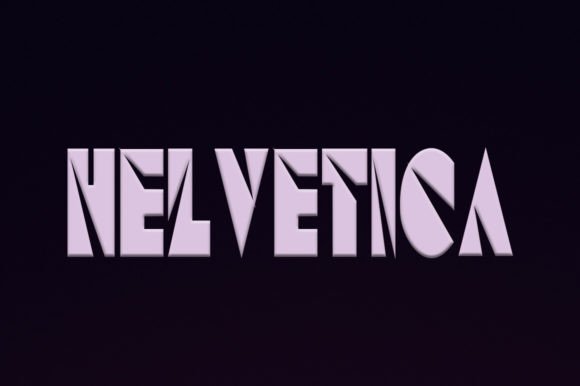 Nelvetica: A Bold Blackletter Font for Handmade Branding and Product Design