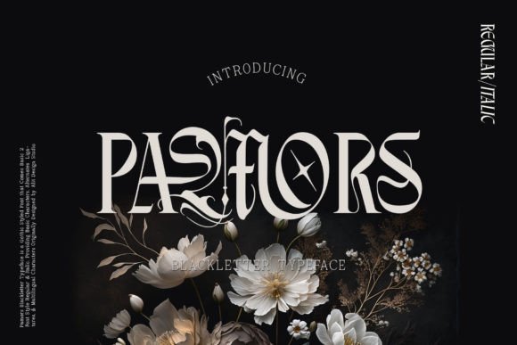 Pamors: A Bold Blackletter Font for Campaigns