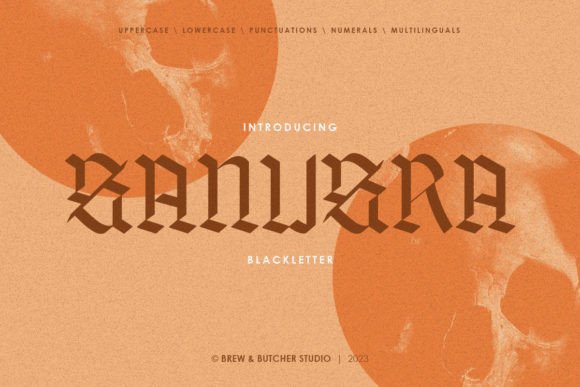 Sanusra: A Bold Blackletter Font for Web Design