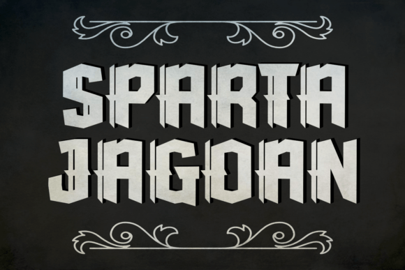 Sparta Jagoan: A Bold Blackletter Font for Business Branding