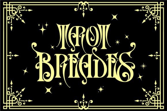 Tarot Breades: A Bold Blackletter Font for Makers