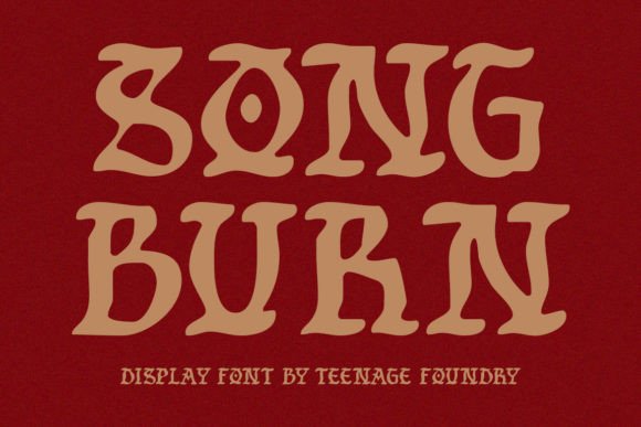 Tf Song Burn: A Bold Blackletter Font for Marketers
